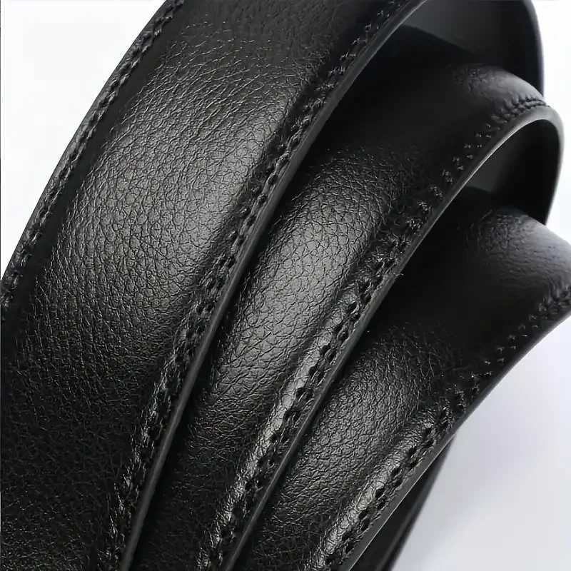 Mens Business Belt Genuine High Quality Alloy Automatic Buckle Belt Fashionable Luxury Designer Dating Party Jeans Casual W251024
