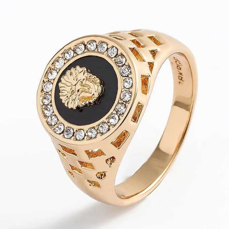 Creative Ring for Men Set Zircon Fashion Leading Ring for Women Punk Style Jewelry Couple Gift Wholesale W240909