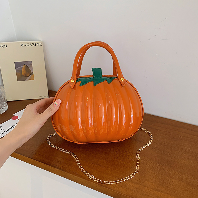 2025 Designer New Fashionable Women's 3 Personality Shape Pumpkin Shoulder Cute Girl Crossbody Bag