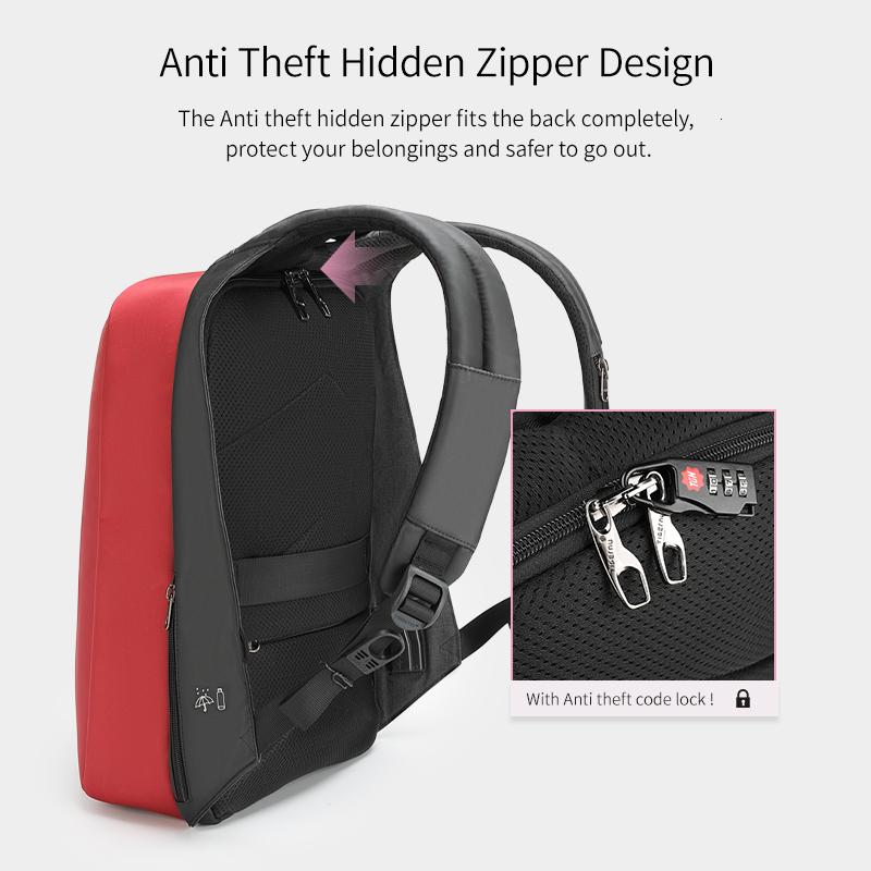 Tigernu Waterproof Anti Theft Female Mochila 15.6inch Laptop Backpack USB Backpacks Fashion c School Bag Backpack For Women