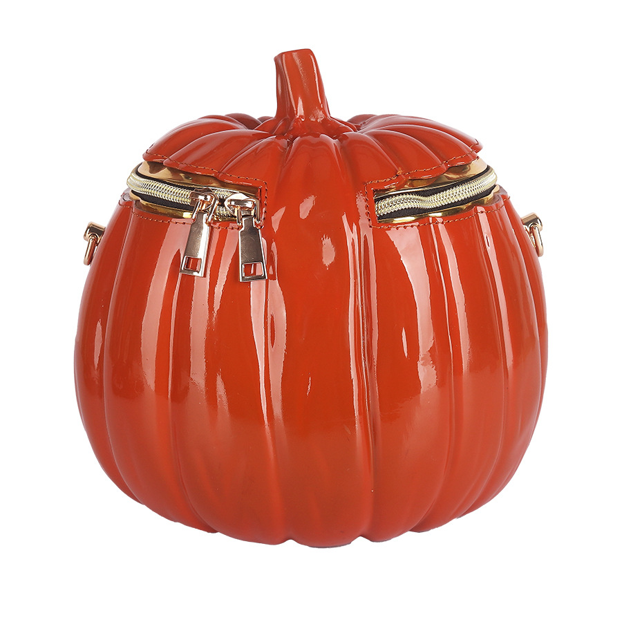 European and American Fashion 2024 Halloween Casual Personalized Three Dimensional Pumpkin Head Single Cross Shoulder Women's Bag dh5727163