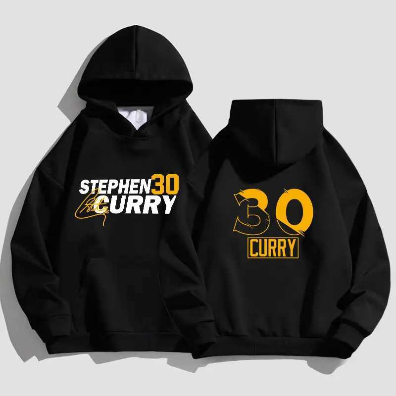 Curry basketball hoodie Golden State sports jacket Warriors Stephen Curry sports shirt black CL240909