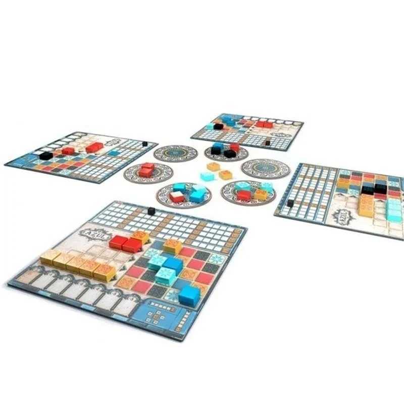 Party Games Crafts AZUL Painted Brick Master Toy Board Game Parent Child Family Party Game Strategy Card Gift for Adults T240909