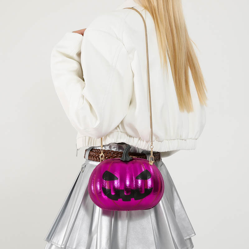 Autumn and Winter Halloween Pumpkin Fun Single Shoulder Diagonal Cross Chain Bag dh910320090