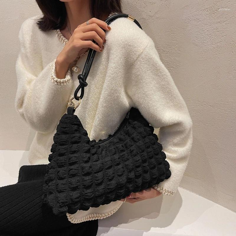 2025 NEW Shoulder Bags Large Capacity Handbag Pleated Cloud For Gatherings E74B fashionable item zhanyishengli