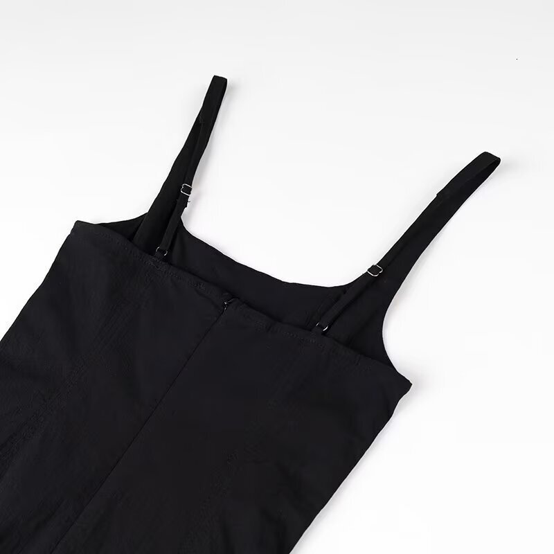 Wind Length Fashion Strap Camisole Temperament Slim Fit Dress New Womens Clothing Autumn Slit
