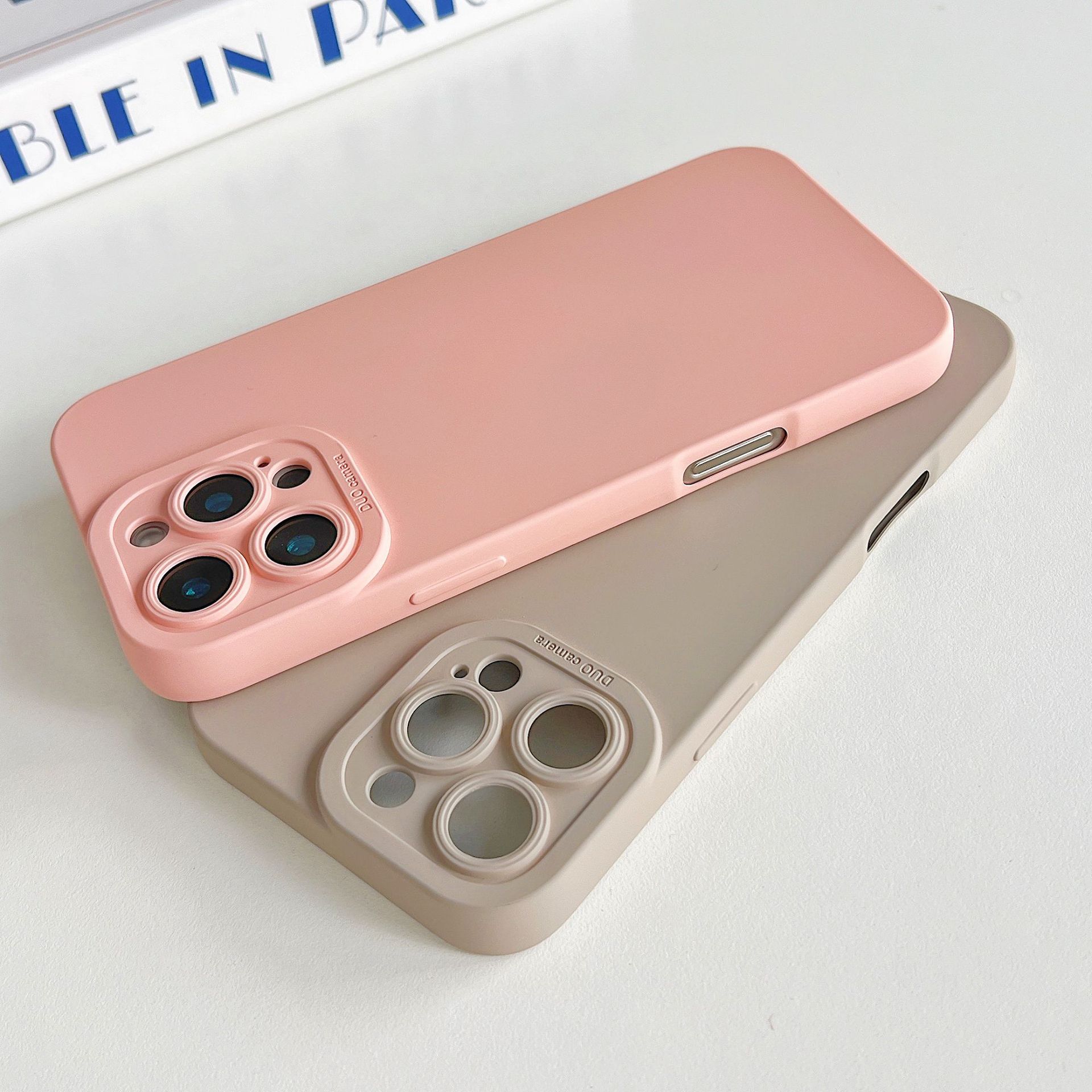 Luxury Ultra Slim Solid Candy Color Soft TPU Silicone Shockproof Case All Inclusive Camera Protection Cover For iPhone 16 15 14 13 12 11 Pro Max