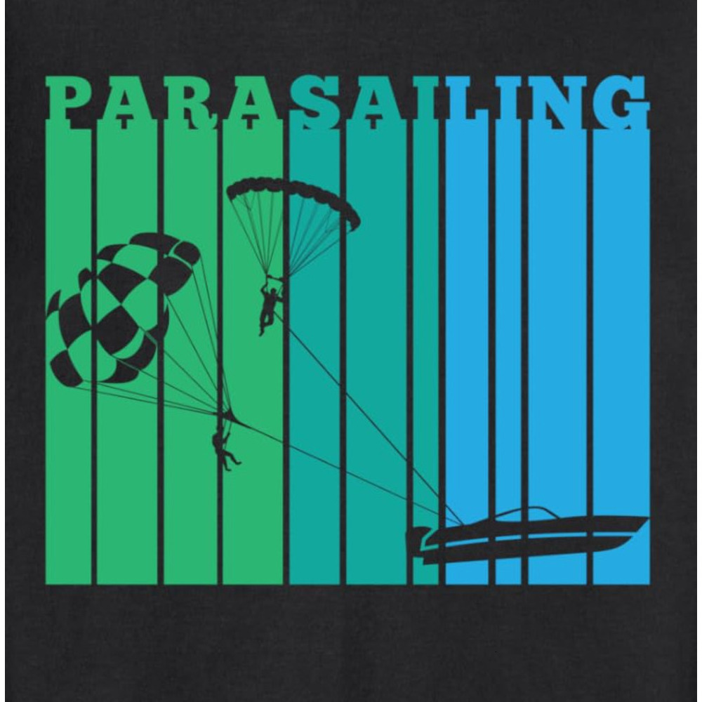 Long Sleeve Shirts for Men sweatshirt Retro Style Parasailing Two Parasailers Funny Gift Sweatshirt Streetwear Casual tops clothes