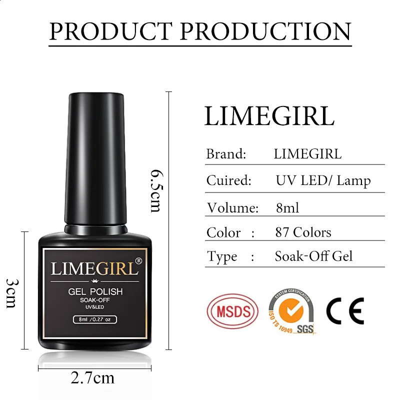 Nail art kit gel nail polish kit with UV LED light dryer semi permanent gel varnish quick build kit professional nail art tool Ki 240903