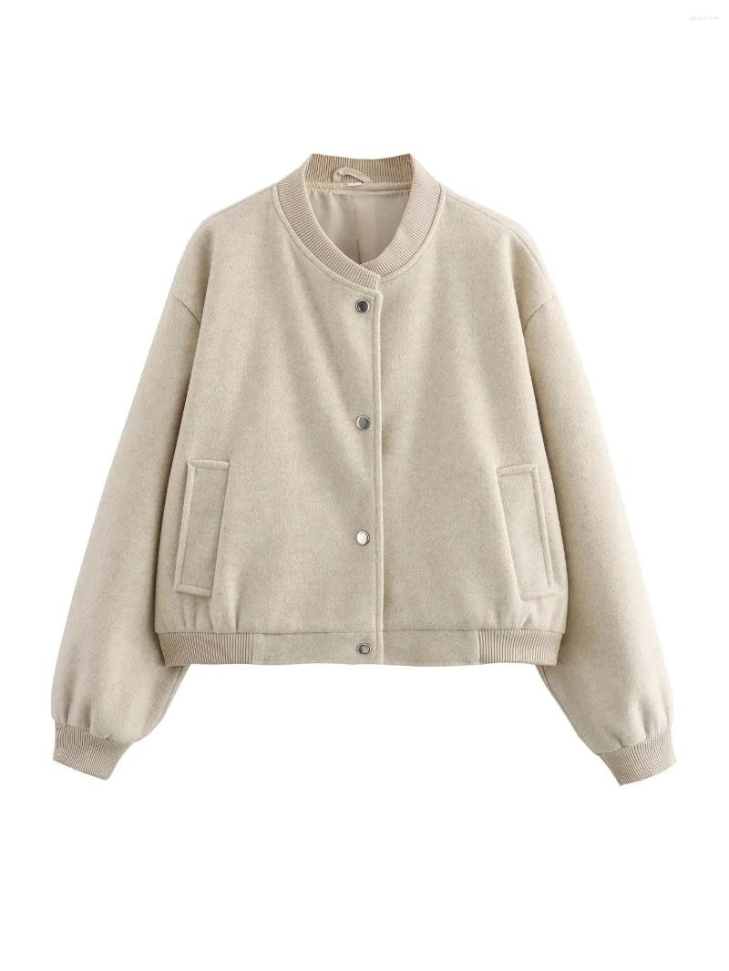 Womens Jackets Women Autumn Jacket 2024 Fashion Soft Cloth For Casual Coat Streetwear Long Sleeve In Outerwear