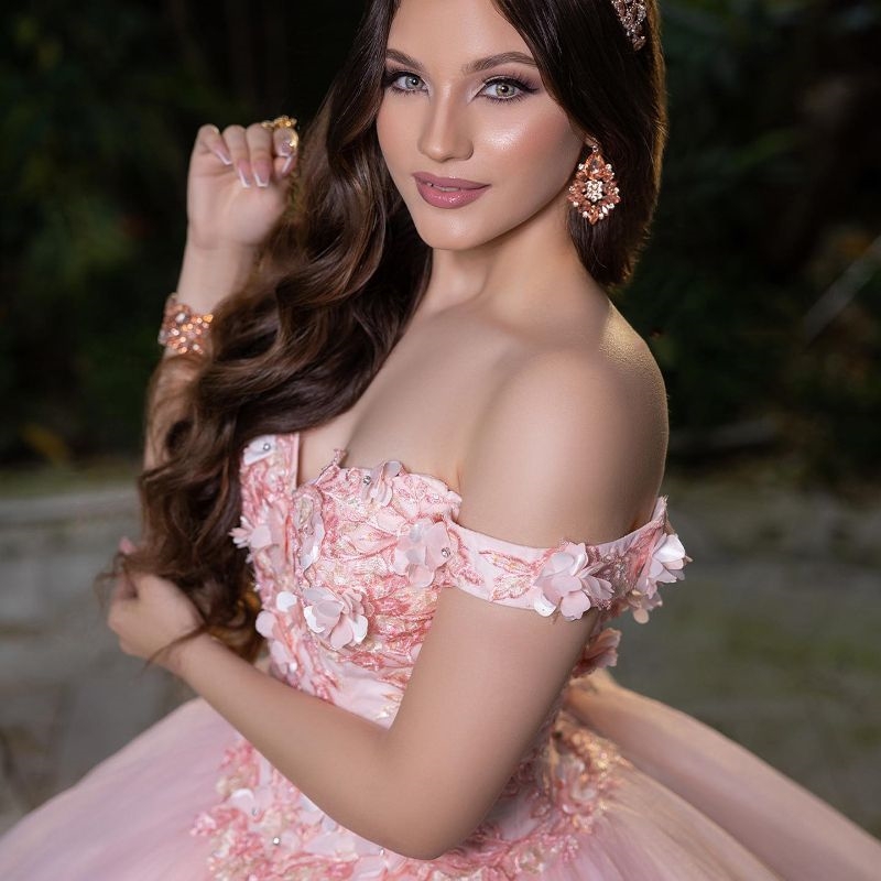 Pink Quinceanera Dresses 2024 Sweetheart Off Shoulder Appliques Lace Tull Birthday Party Princess Gowns Vestidos De 15 Anos 16 Dress