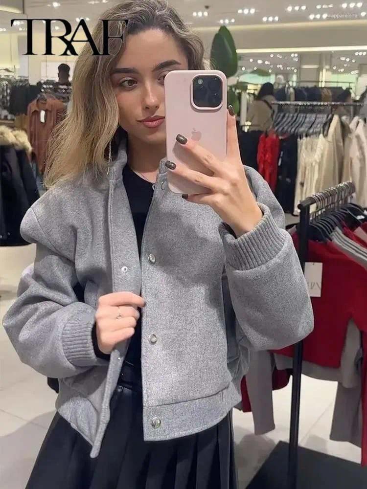 Womens Jackets Women Autumn Jacket 2024 Fashion Soft Cloth For Casual Coat Streetwear Long Sleeve In Outerwear