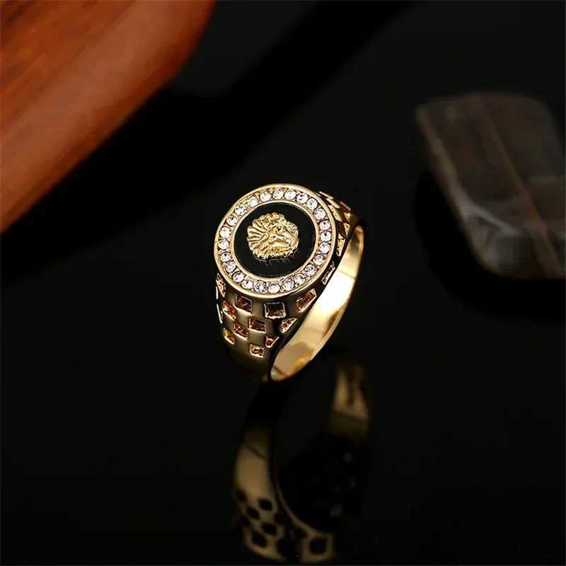 Creative Ring for Men Set Zircon Fashion Leading Ring for Women Punk Style Jewelry Couple Gift Wholesale W240909