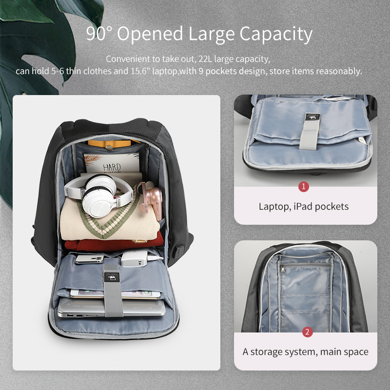 Tigernu Waterproof Anti Theft Female Mochila 15.6inch Laptop Backpack USB Backpacks Fashion c School Bag Backpack For Women