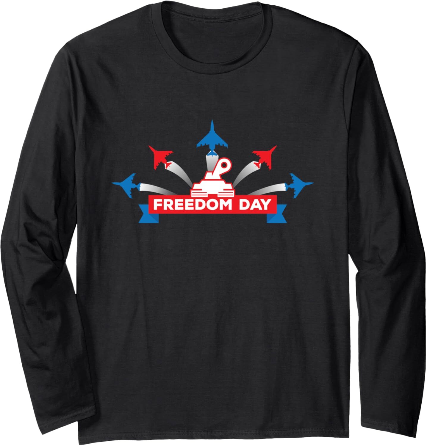 Long Sleeve Shirts for Men sweatshirt Freedom Day US Armed Forces Airplane Bombardier Long Sleeve Tee Streetwear Casual tops clothes