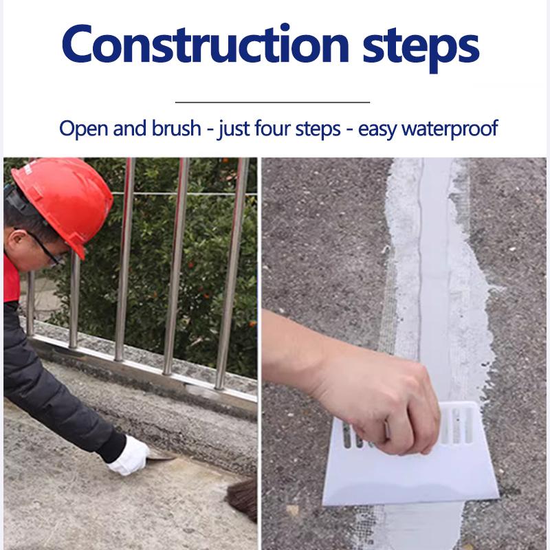 Exterior Waterproofing Coating for Roofs Outdoor Leakage Bathroom Walls Polyurethane Fishpond Self-Painting Waterproofing Coating 20 KG factory direct