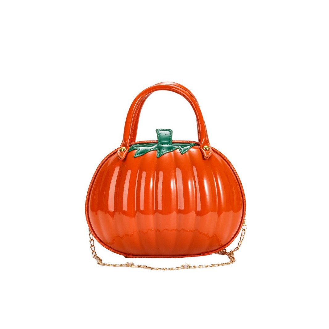 2025 Designer New Fashionable Women's 3 Personality Shape Pumpkin Shoulder Cute Girl Crossbody Bag
