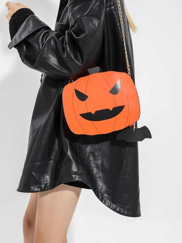 2025 Designer Fashion 3 Women Shoulder Design Halloween Pumpkin Personality Crossbody Bag Free shipping