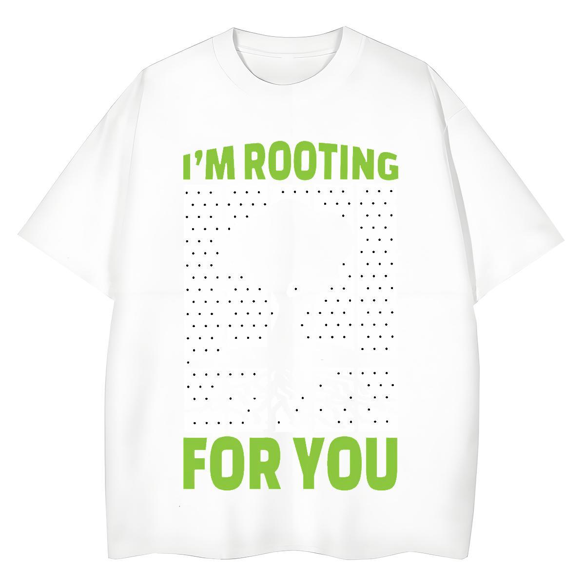 Popular Man T Shirts 230g Cotton letter Beach Graphic Crew Neck Men Clothes T-Shirt Factory Direct Clothings