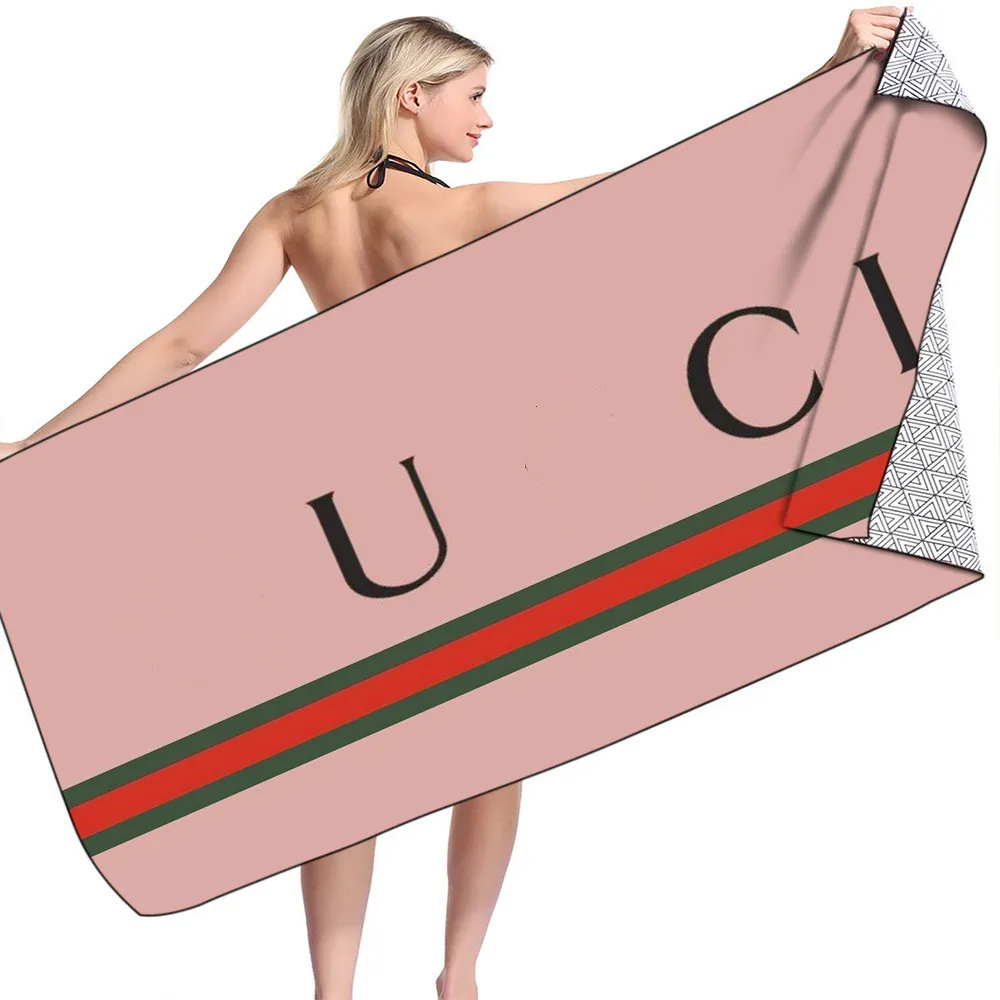 Wholesale Factory Direct Sales Letter Printed Beach Towel Printed Swimming Beach Seat Drape Bath Towels