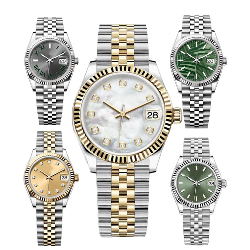 Men's automatic mechanical luxury watch 36/41MM 904L fashionable stainless steel watchs for women 28/31mm quartz battery ultra bright sapphire watch Montre de luxury