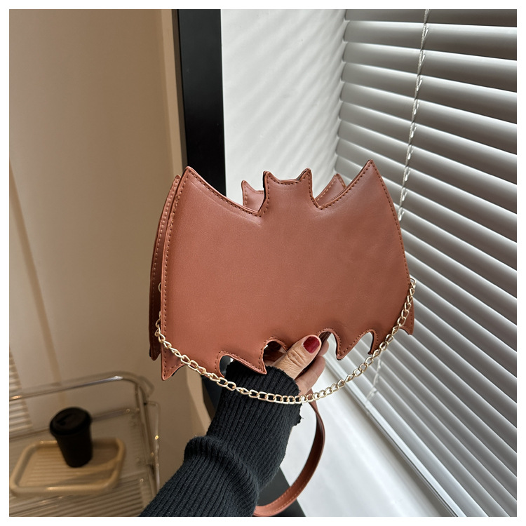 Fashionable design single shoulder crossbody stylish solid color bat simple texture small square bag dh5727163