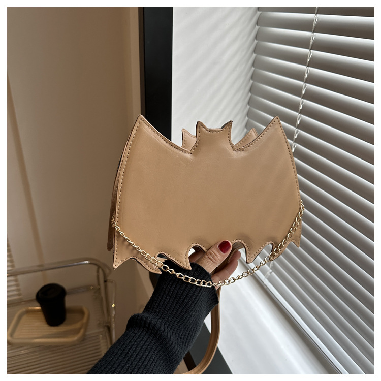 Fashionable design single shoulder crossbody stylish solid color bat simple texture small square bag dh5727163