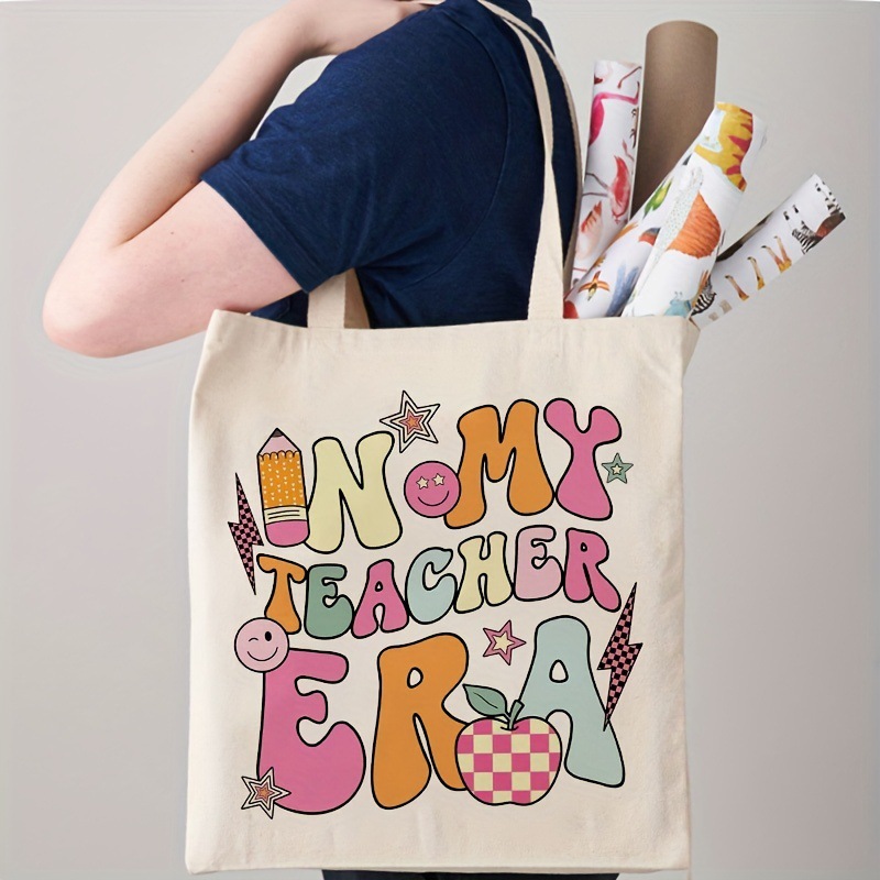 Designers Shoulder Tote Trendy Fashion Cute Print Canvas Bag Stylish