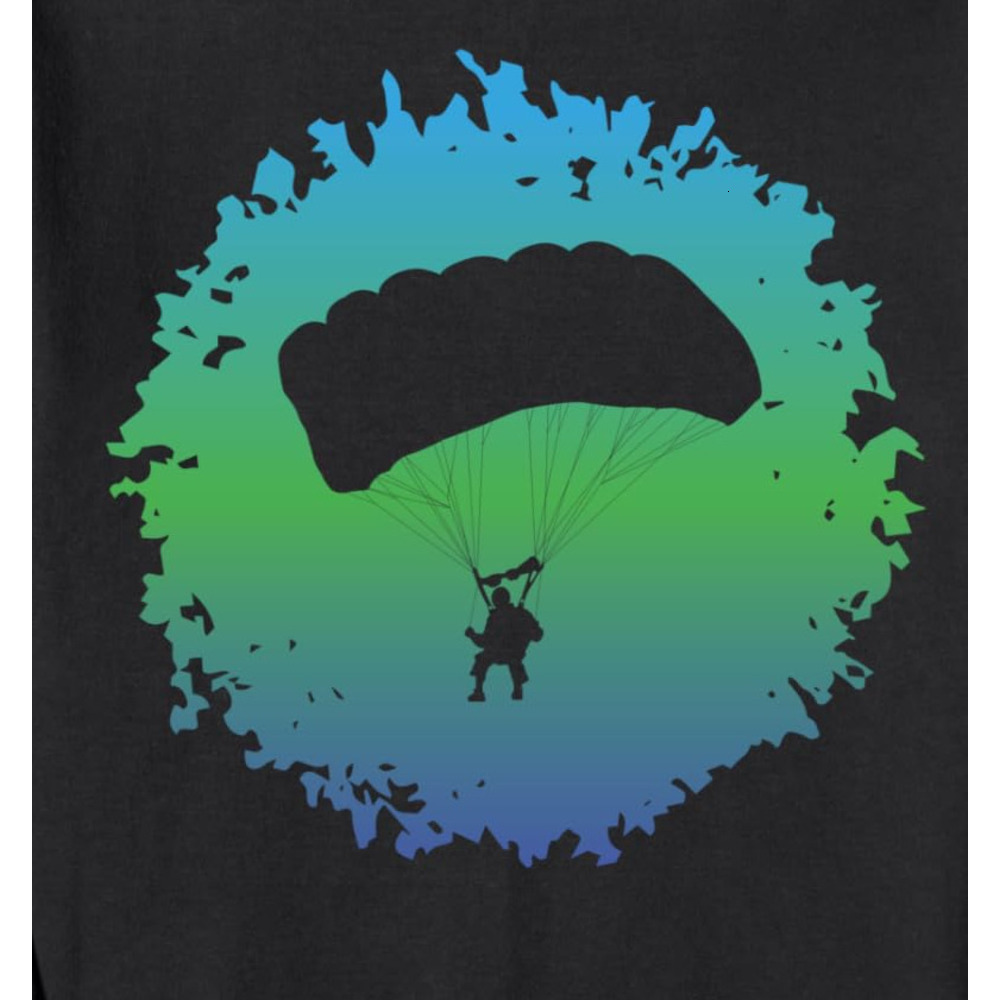 Long Sleeve Shirts for Men sweatshirt Paragliding Parachutes Soaring Paraglider Funny Gift Sweatshirt Streetwear Casual tops clothes