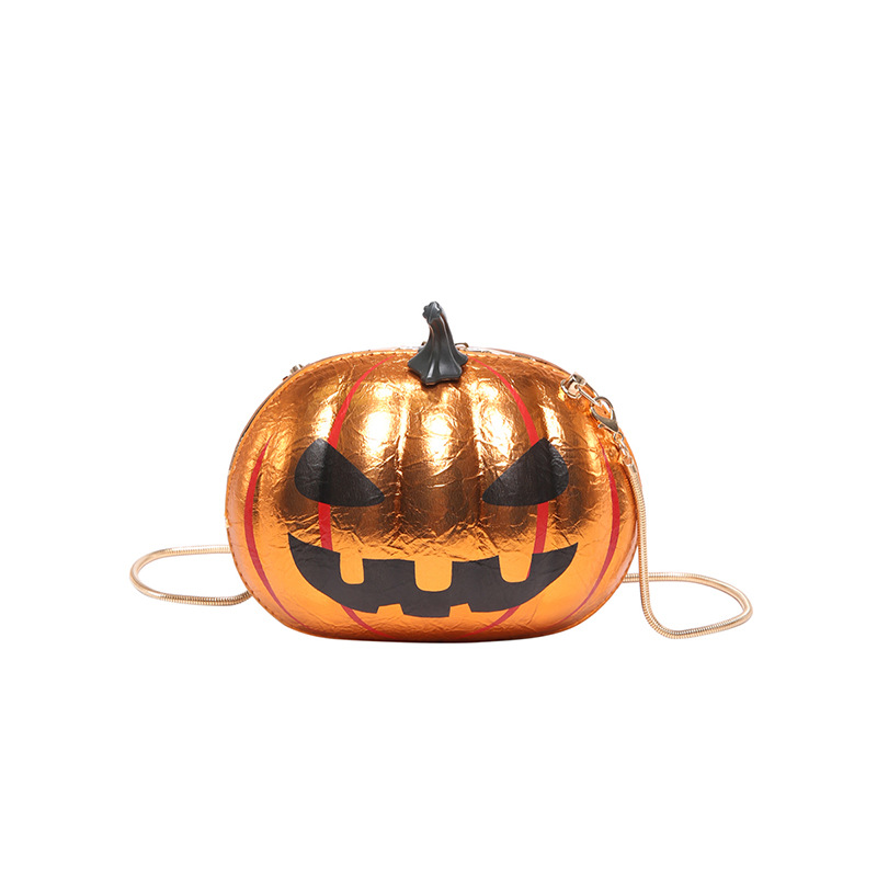 Autumn and Winter Halloween Pumpkin Fun Single Shoulder Diagonal Cross Chain Bag dh910320090