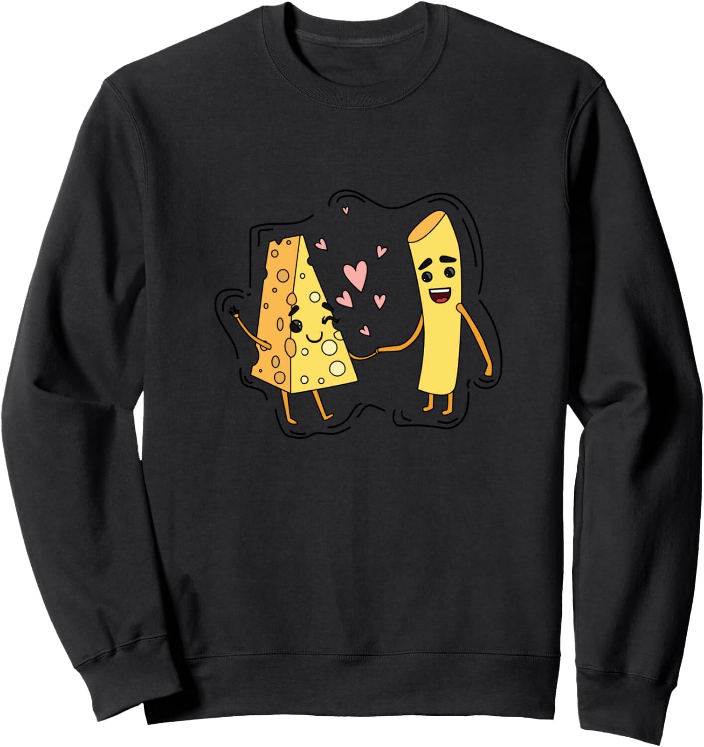 Long Sleeve Shirts for Men sweatshirt Funny Pasta Cheese Love Food Cute Veggie Gift Sweatshirt Streetwear Casual tops clothes