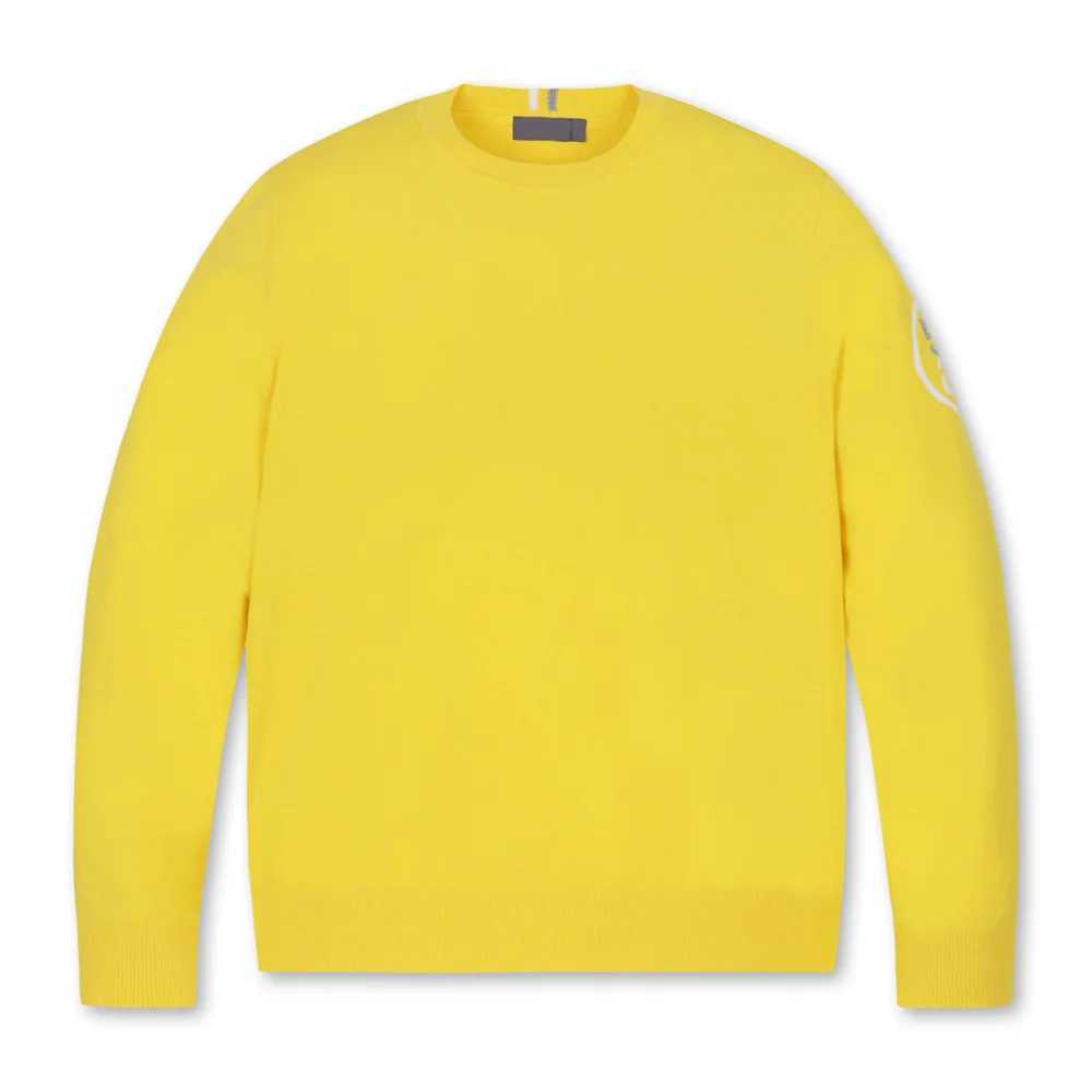 Selected high-quality mens warm knit sweaters! Golf! New autumn trend luxurious warm pull clothing brand design W240909