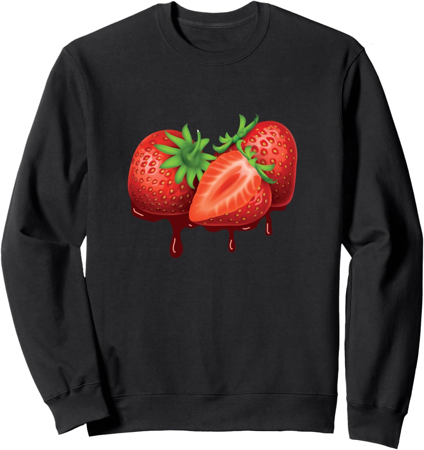 Long Sleeve Shirts for Men sweatshirt Berry Lover Beautiful Strawberries Fruit Lover Gift Sweatshirt Streetwear Casual tops clothes