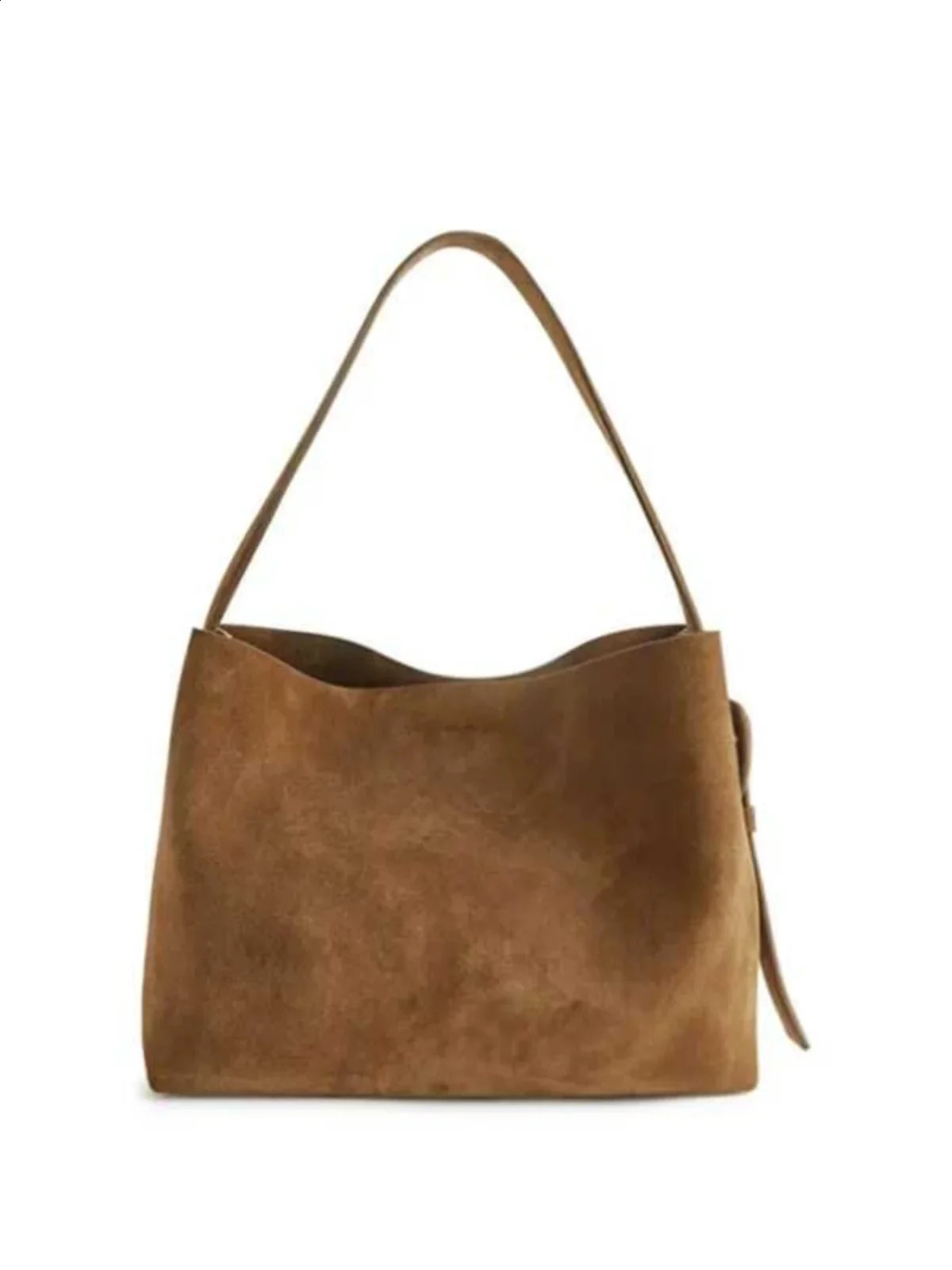 Faux Suede Tote Bags For Women Handbag And Purse 2024 In Vintage Large Capacity Chain Commuting Shoulder 240909ZYl