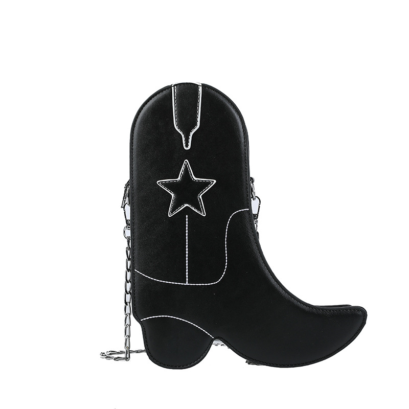 2025 Designer Boot Funny 3 Creative Shaped Shoulder Bag, Niche Novelty Halloween Chain Wallet For Women 579 Bag,