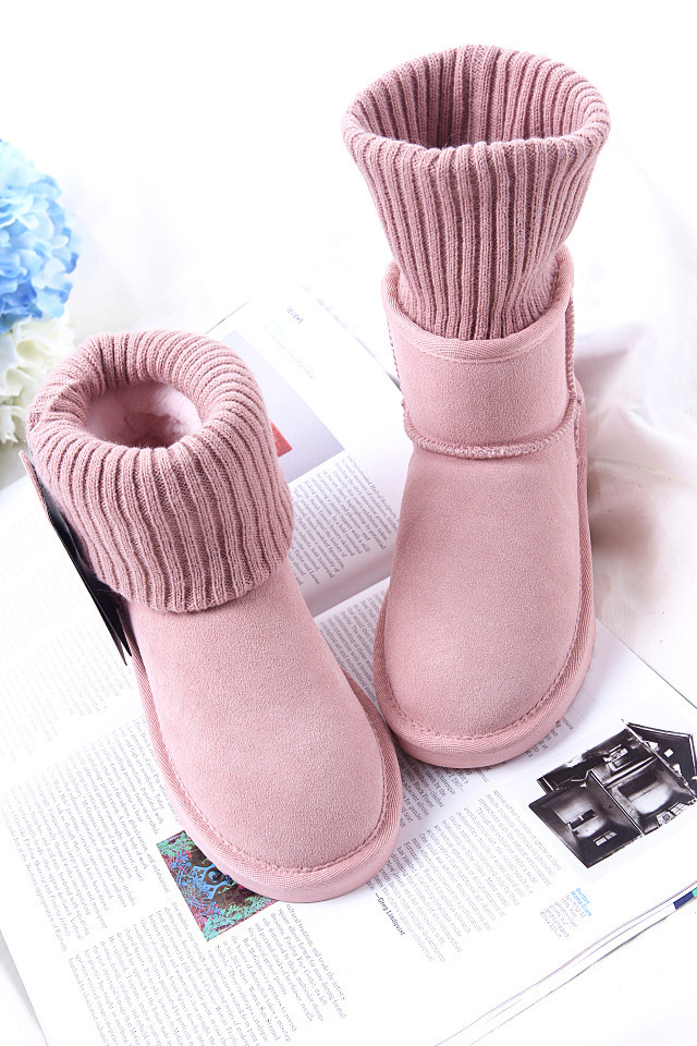45Color luxu Topquality Women's mini Luxury Snow Boots with fur Genuine leather girl snow boot ankle short bow mini fur Size 35-43