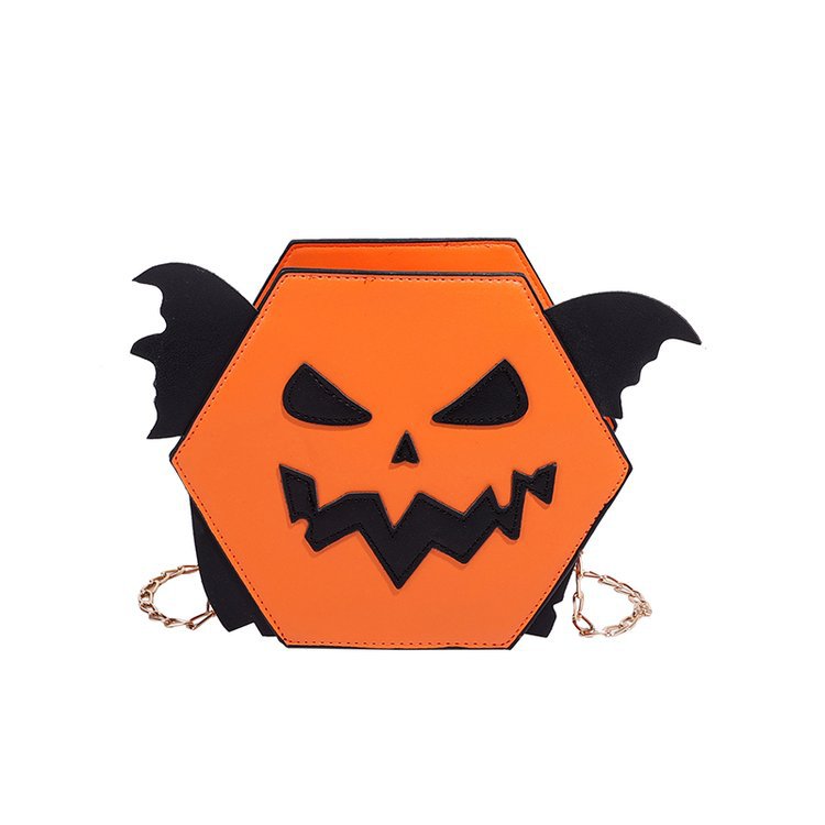 Women Fashion Funny Halloween Pumpkin Crossbody Shoulder Bag Free shipping dh5727163