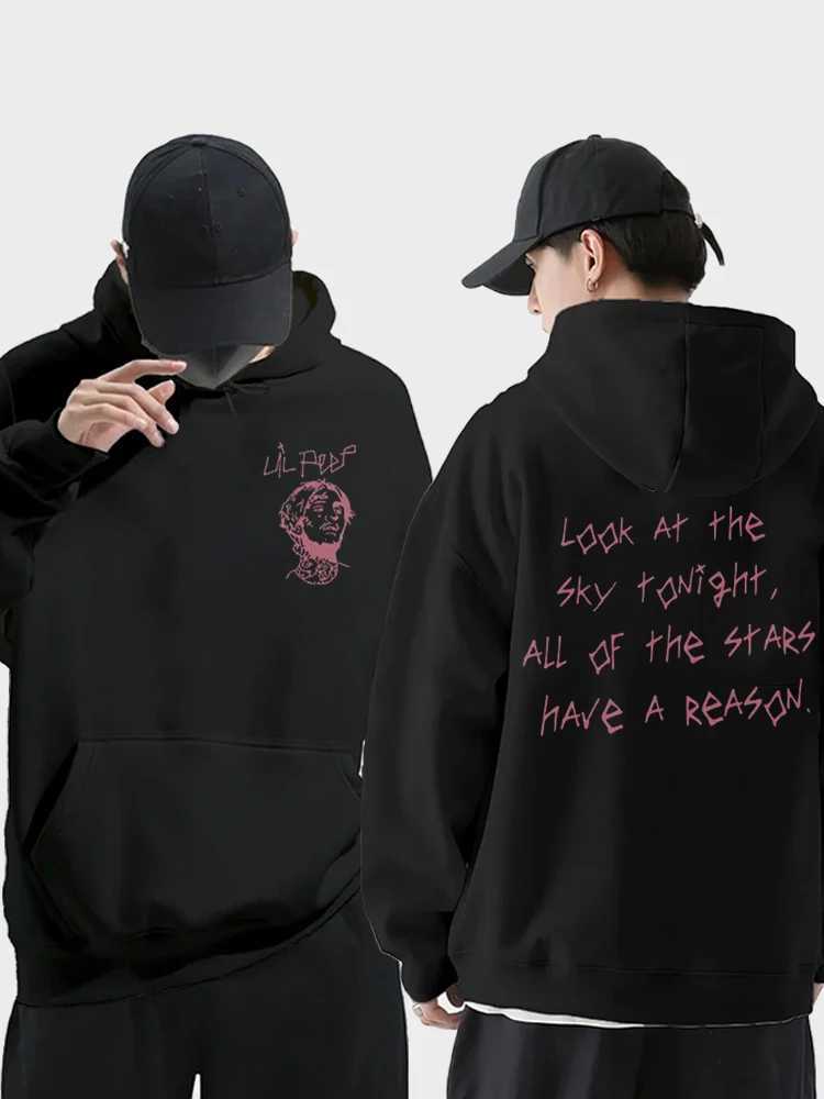 Fashion Rapper Lil Peep Tour Konzert Hoodie Herren Hip Hop Mode Pullover Sweatshirt Unisex Langarm Kapuze Gothic StreetwearX240909
