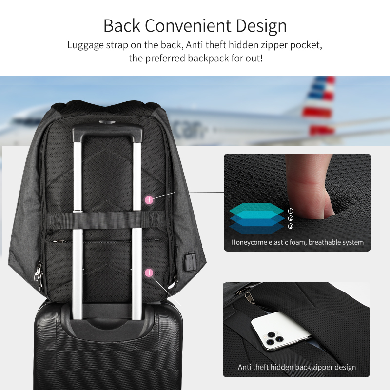 Tigernu Waterproof Anti Theft Female Mochila 15.6inch Laptop Backpack USB Backpacks Fashion c School Bag Backpack For Women