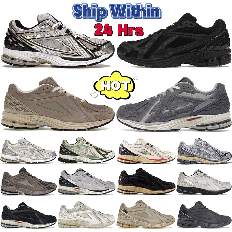 Luxury 1906R Designer Shoes 1906D Protection Pack Mens Sneakers Black White Metallic Gold Leather Reflection Desert Tan Top Quality Womens Casual Trainers EUR 36-45