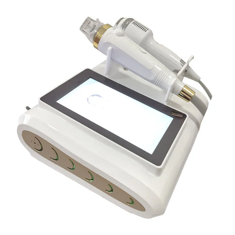 Good RF Skin Tightening Anti Wrinkle Stretch Mark Removal Newest Fractional RF Microneedling Skin Lifting Machine 2 Handles Gold 2 in 1 RF Microneedle
