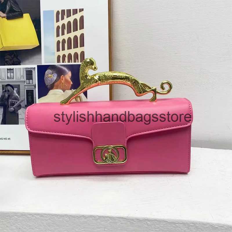 Cross Body New Shoulder Crossbody Bag Leopard Handle Designer Women Shell Popular Luxury Handbag Colorful Commuter stylishhandbagsstore H240909