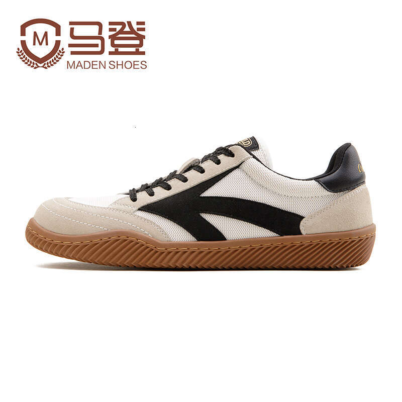 Maden Spring New Retro Casual for Men White Low Top Sports Tennis Shoes Outdoor Lace-Up Footwear Designer Sneakers