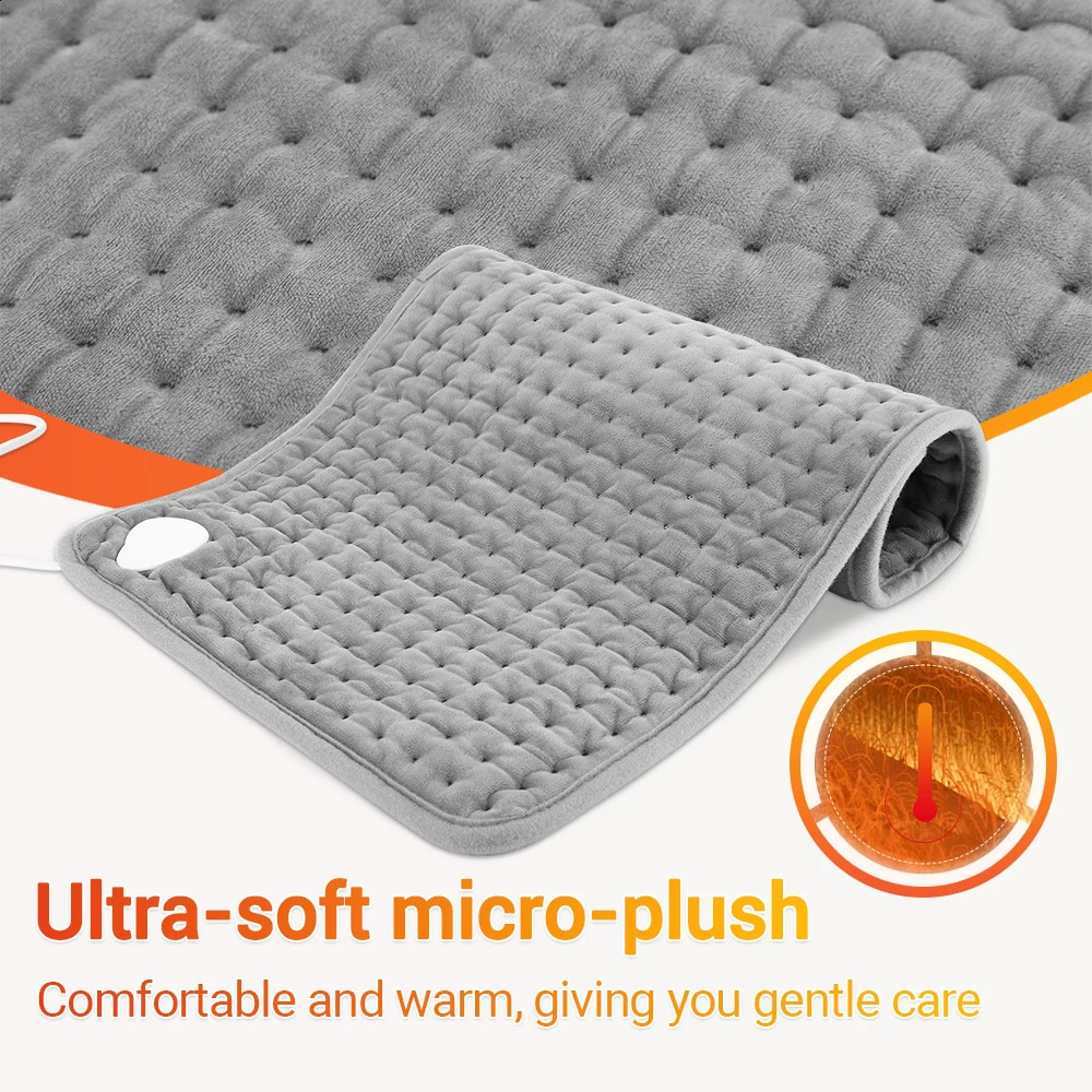 Electric heating waist belt press treatment blanket leg back abdomen Uterus massage heating pad heating bracket 240909