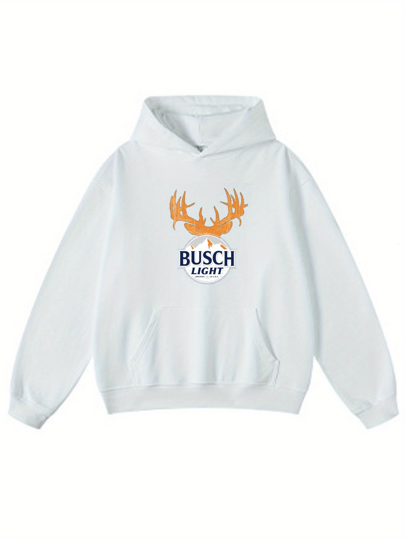 BUSCH LIGHT graphic print Hoodie fashion sweatshirts, men's printed hoodies