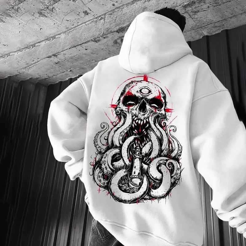 New mens hoodie Pullover graphic oversized gym Soprt workout mens clothing fashion trend design new hoodie sportswear CL240909