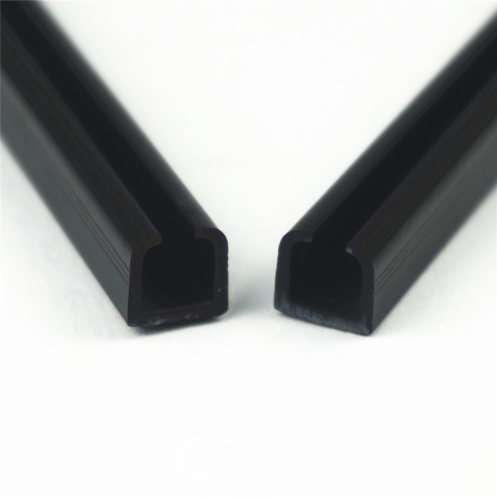 Car curtain rail straight rail slide rail smooth silent rail ABS track plastic slot plastic profile