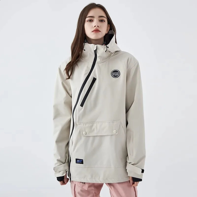 Womens warm and waterproof jacket windproof skiing jacket outdoor skiing bike camping winter purple 240906