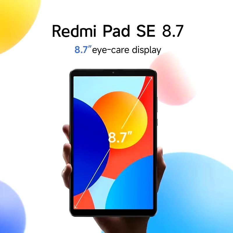 Global Version Xiaomi Redmi Pad SE 8.7 6GB 128GB MediaTek Helio G85 Octa Core 8.7" 90Hz FHD+ Display 6650mAh Battery Mi Tablet