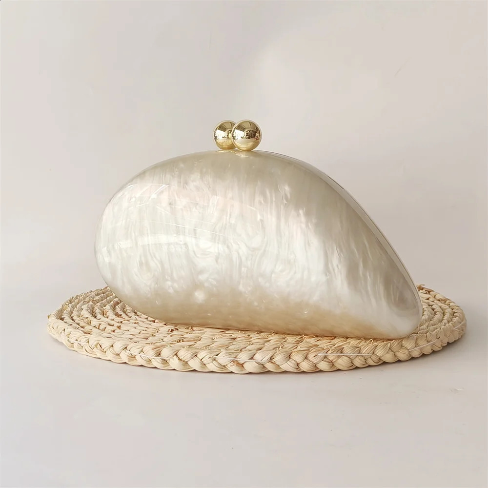 Cream-White Marble Acrylic Box Clutches Evening Bag For Party Wedding Bridal Crystal Formal Handbags Female Stones Clutch Purses 240906 a07f 4 5a17